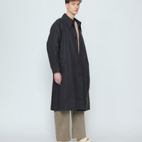 Spring Trench Overcoat - Waxed Edition - SS26 - Charcoal