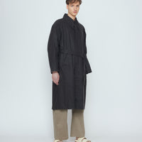 Spring Trench Overcoat - Waxed Edition - SS26 - Charcoal