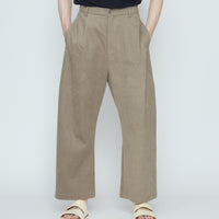 Tailored Curve Legged Trouser - SS26 - Umber