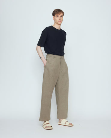 Fine Knit Tee - SS26 - Speckle Black