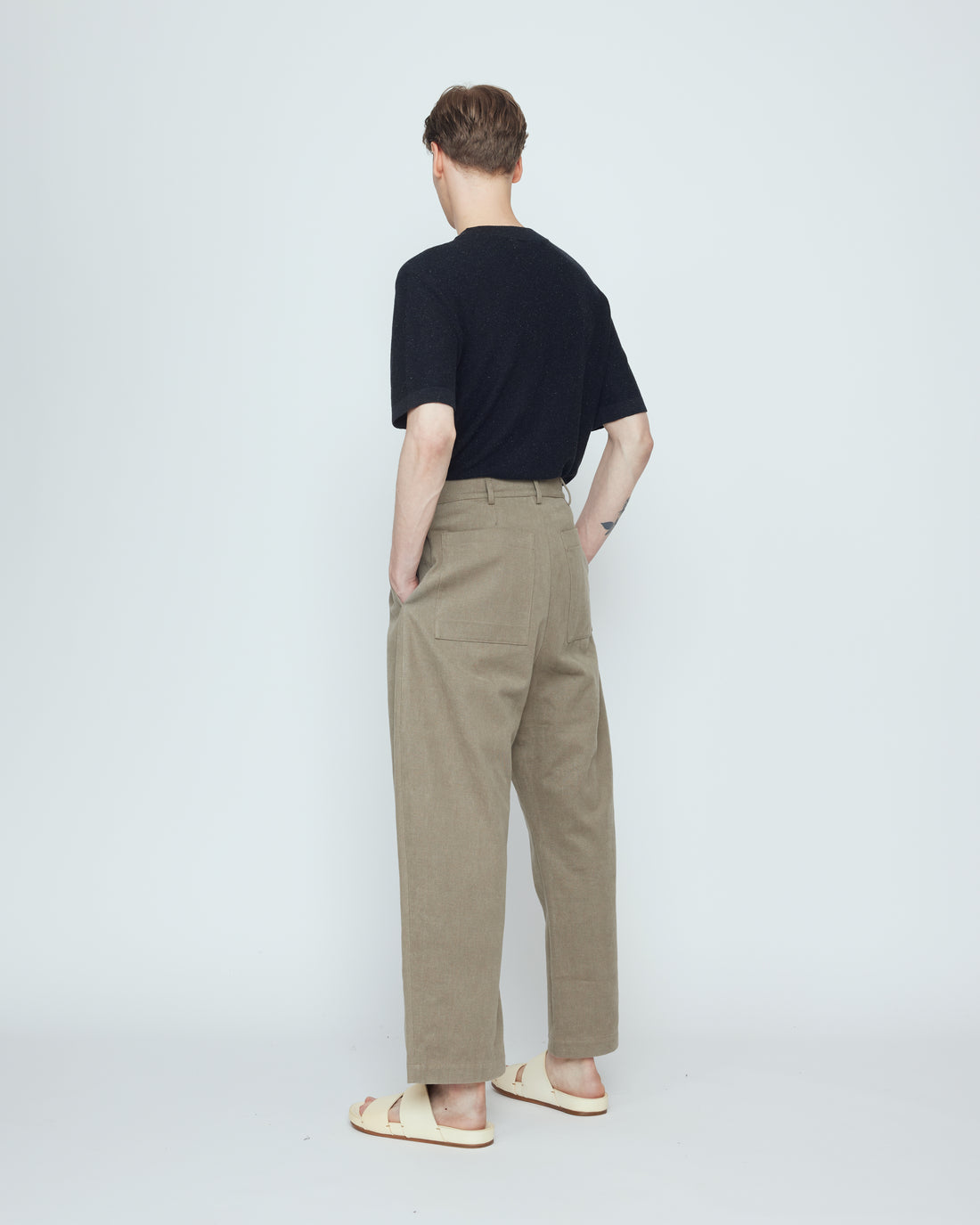 Fine Knit Tee - SS26 - Speckle Black