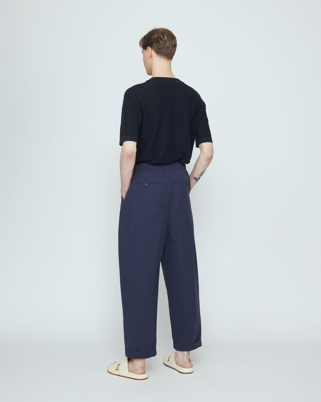 Spring Pleated Trouser - SS26 - Navy