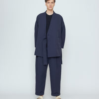 Spring Wrap Coat - SS26 - Navy