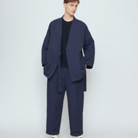 Spring Wrap Coat - SS26 - Navy