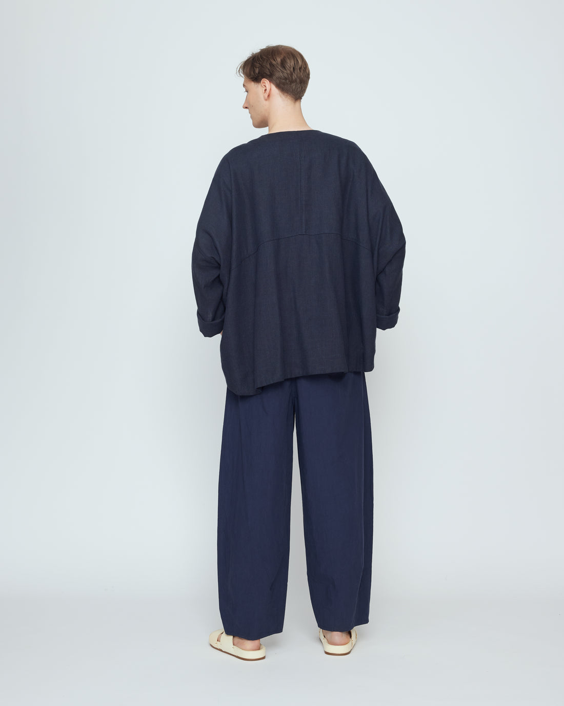 Lantern Shirt Jacket - SS26 - Navy Black