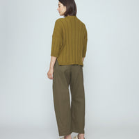 Mid Poet Mockneck Sweater - SS26 - Kelp