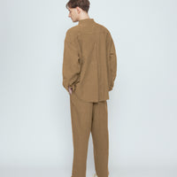 Elastic Dropped Crotch Trouser - SS26 - Caramel