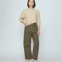 Mid Poet Mockneck Sweater - SS26 - Chickpea
