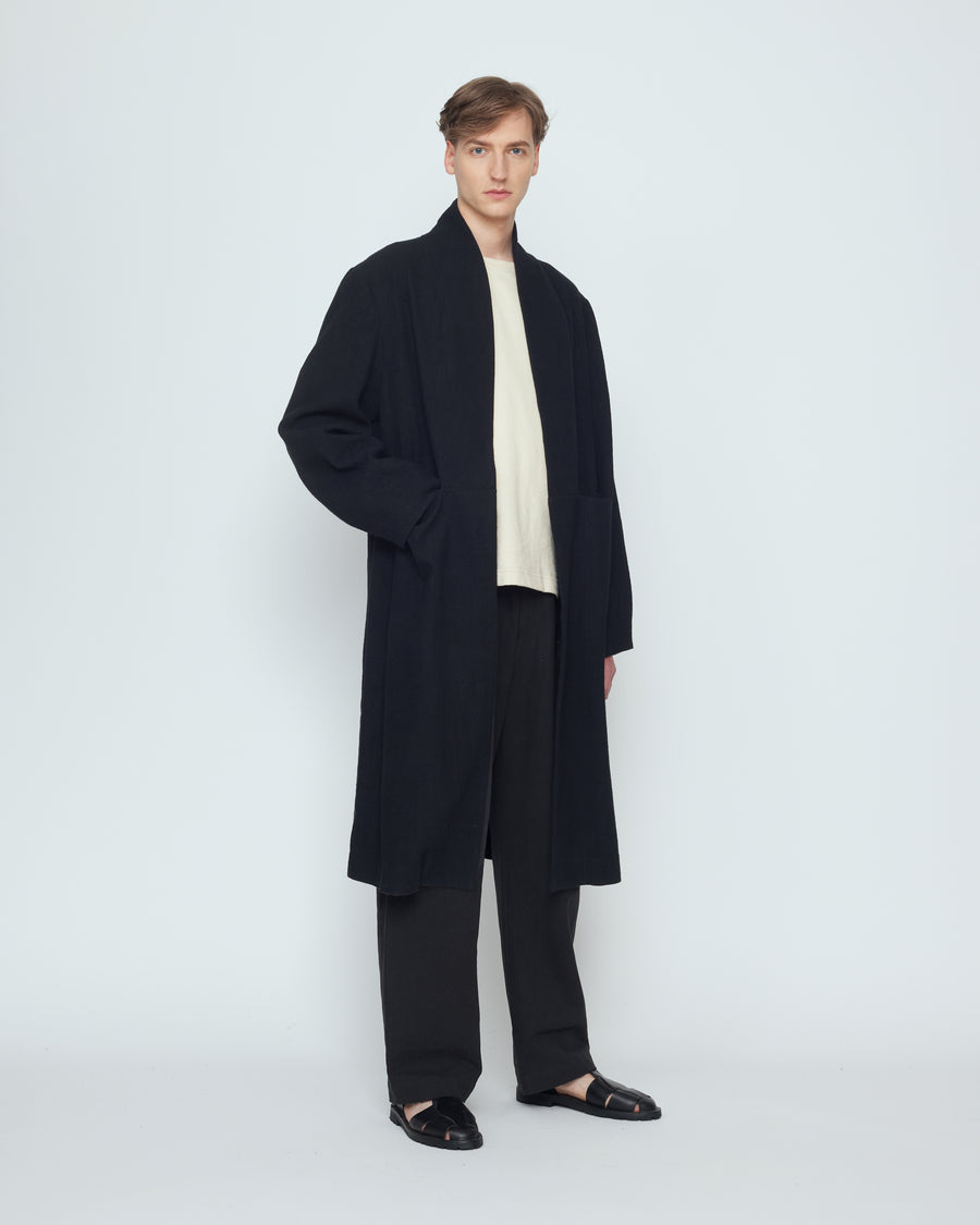 Signature Open Fall Coat - Classic Edition - Black – 7115 by Szeki