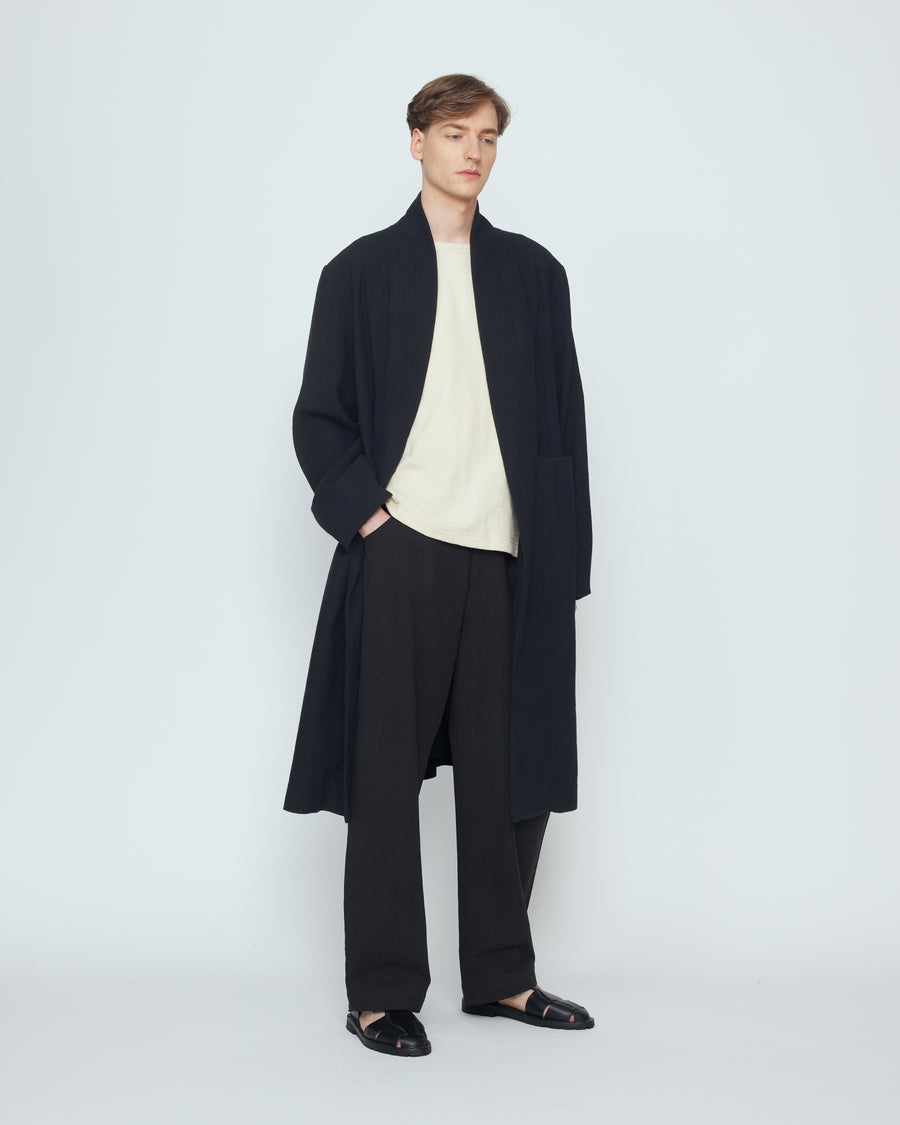 Signature Open Fall Coat - Classic Edition - Black – 7115 by Szeki
