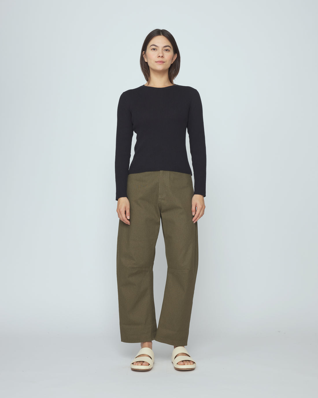 Ribbed Long Sleeves - SS26 - Black