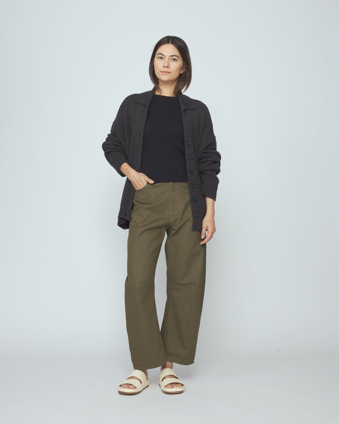 Spring Cardigan - SS26 - Carbon