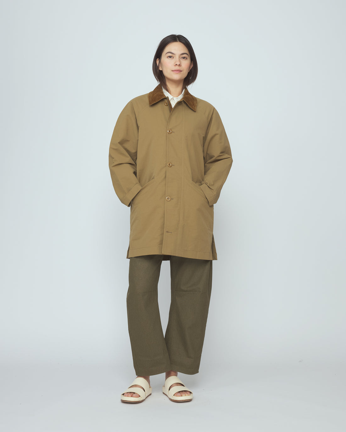 Mid-Length Duster - SS26 - Tan Brown