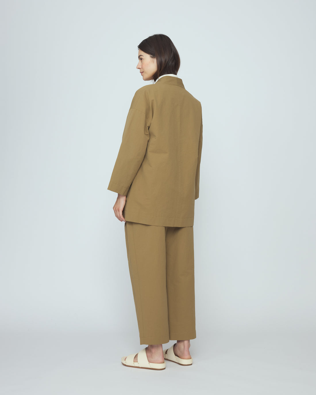 Spring Wrap Coat - SS26 - Tan Brown
