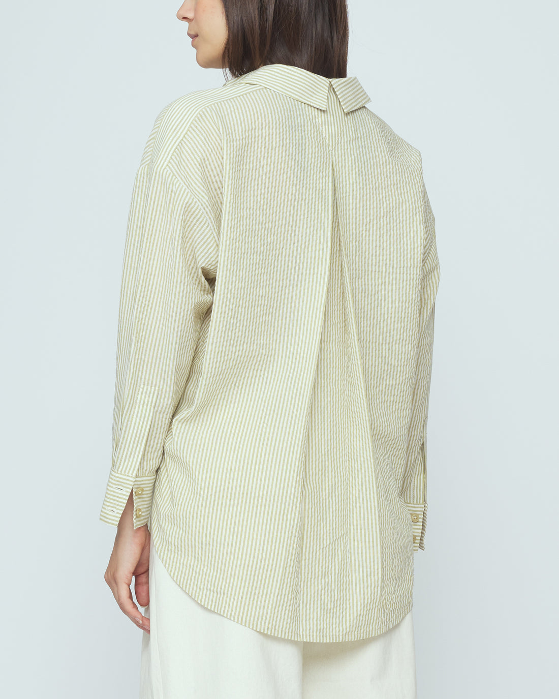 Striped Dolman Shirt - SS26 - Mustard Stripes