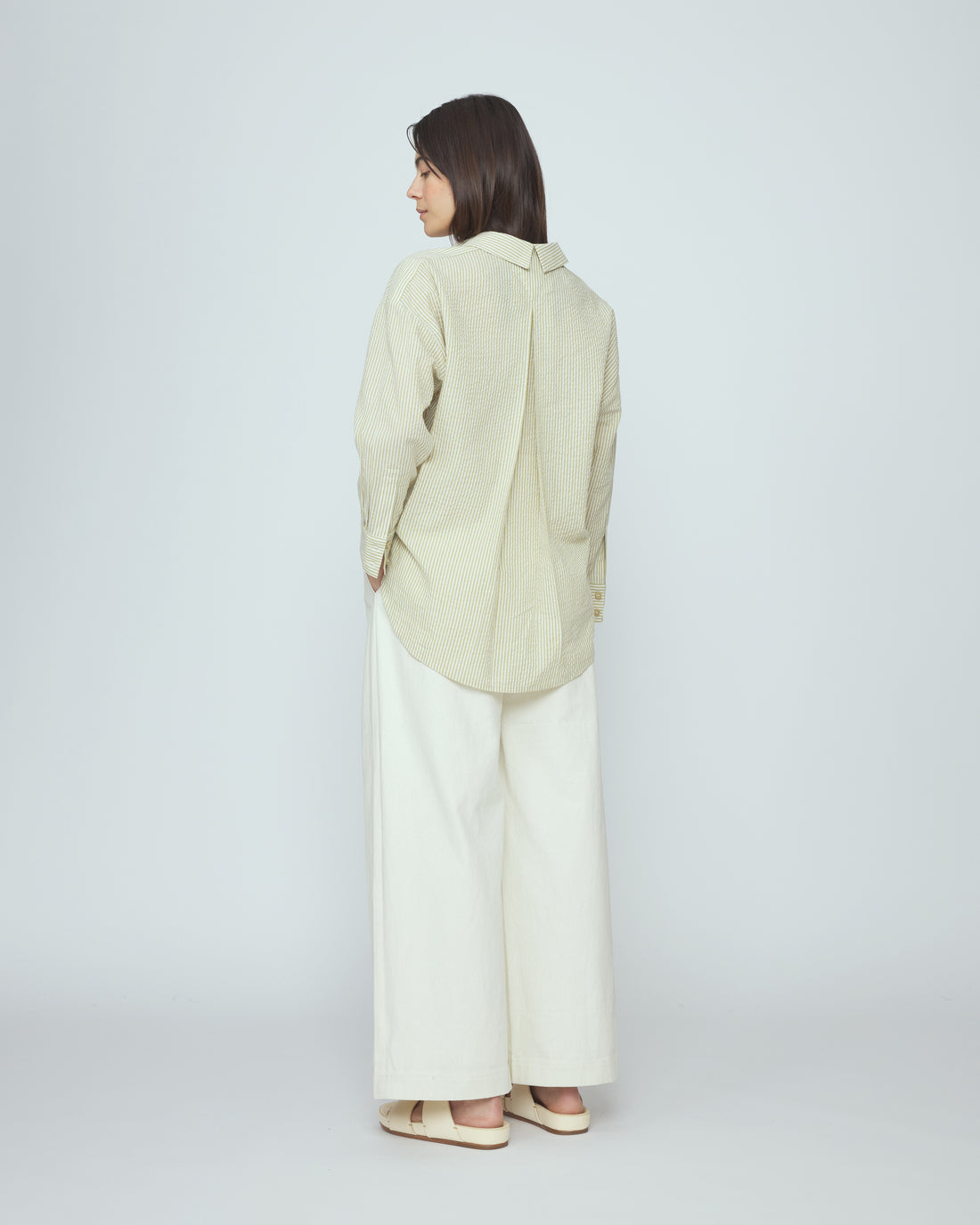 Striped Dolman Shirt - SS26 - Mustard Stripes