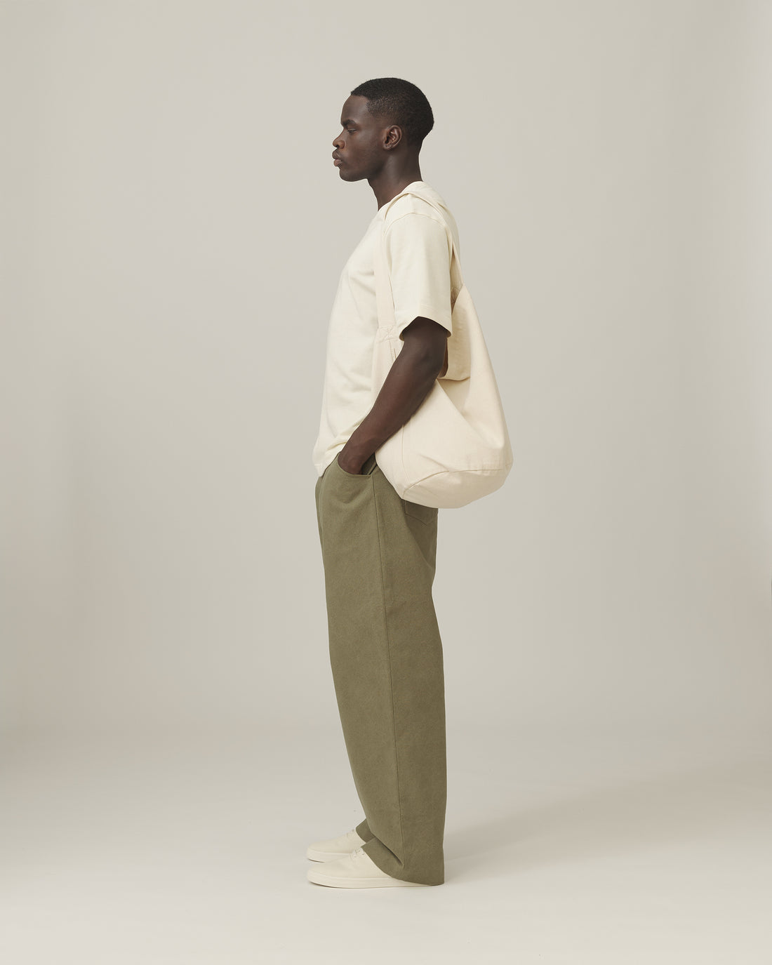 Signature Carry-All Commuter - Brushed Canvas Edition - Off-White
