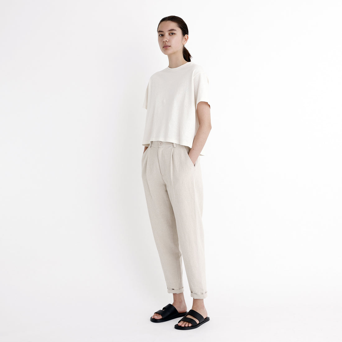 Back Sateen Standard Painter Pants (black) | OVY