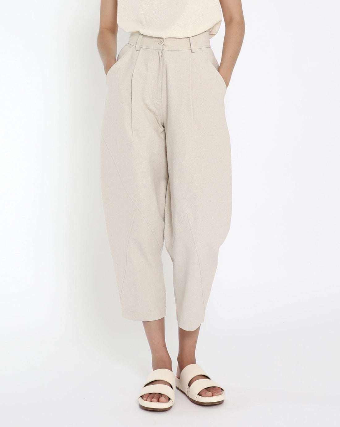 Signature Lantern Trouser - Canvas Edition - Oatmeal